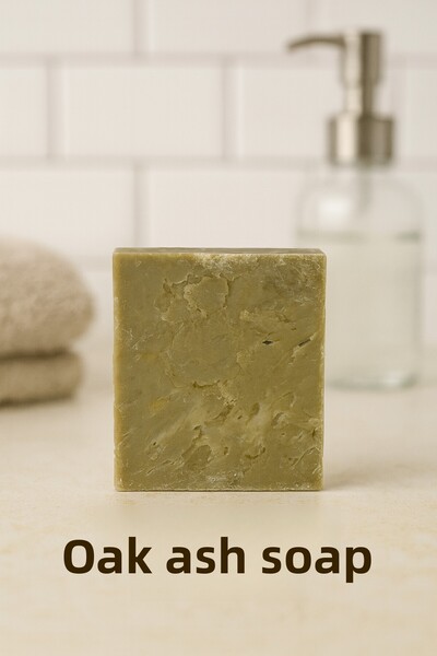 Newleaf Oak Ash Soap – Deep Cleansing & Anti-Purifying Soap 110g