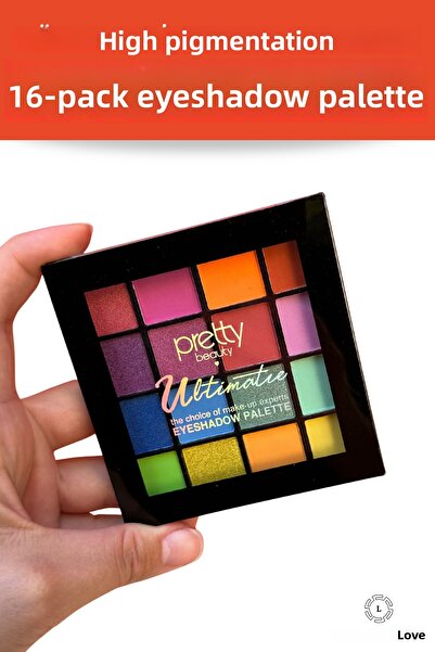 Lovendas لوحة ظلال عيون فائقة الجودة مكونة من 16 لونًا بألوان نابضة بالحياة