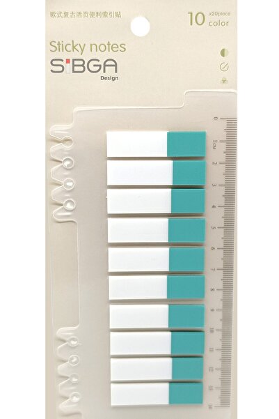 sibga tasarım Turcoaz transparent verde Jumătate Post-it Post-it Post It. Sem...