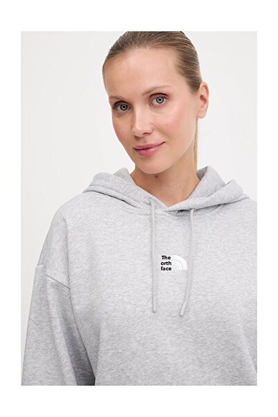 THE NORTH FACE W ESSENTIAL OVERSIZE HOODIE Női pulóver NF0A89ENDYX1 Szürke-S