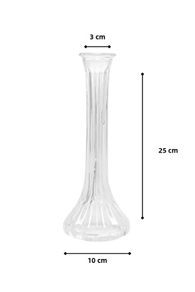 HOMİNG Silva Design 25 cm Glass Vase 242302