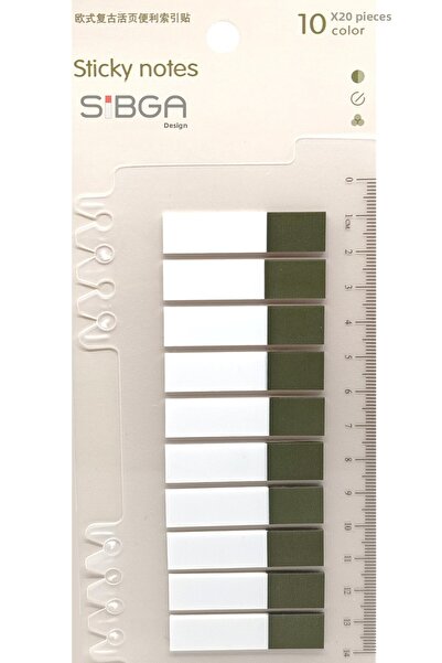 sibga tasarım Transparent verde închis Jumătate Post-it Post-it Post It. Semn...