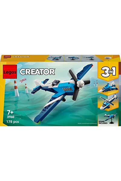 LEGO ® Creator 3in1 Aircraft: Race Plane Toy Vehicle Playset 31160