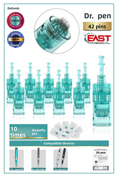 DEFOND Dr Pen A6s - M8w - M7s إبرة ديرمابن الأصلية 10 قطع 42 دبوس