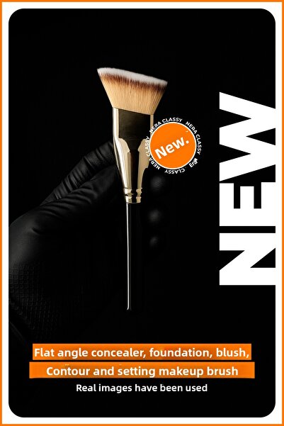 Nera Classy فرشاة مكياج احترافية للإخفاء والأساس وأحمر الخدود وتحديد الوجه