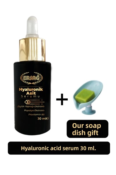 Ersağ Hyaluronic Acid Serum 30 ml - Our Soap Dispenser Gift 389-022