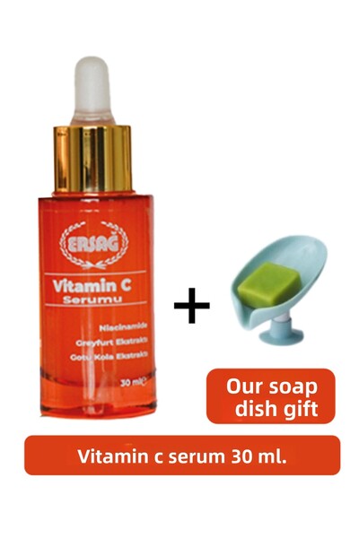 Ersağ Vitamin C Serum 30 ml - Our Soap Dispenser Gift 396-058