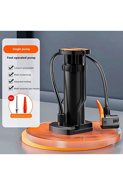 MUBX Mini pompă de picior de înaltă presiune Pompă manuală Pompă pentru biciclete Pompă cu bile