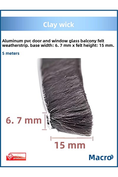 GLASSMAKRO شريط زجاجي من الألومنيوم PVC للأبواب والنوافذ والشرفات، عرض 6.7 مم...