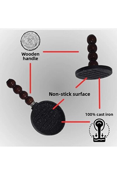 on-on Die-Cast Burger Press