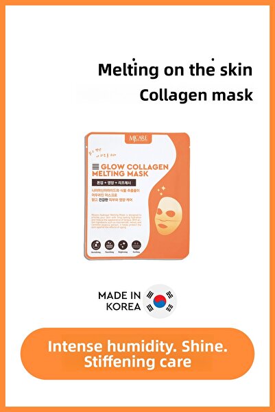 Mjcare قناع الذوبان بالكولاجين المتوهج - قناع الذوبان الشفاف هيدروجيل