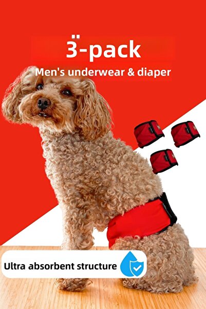 salya store Pee Pads for Male Dogs & Male Leak-Proof Dog Panties Colors