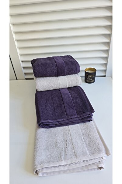 Özdilek 4 Pieces Towel Hand Face 100% Cotton