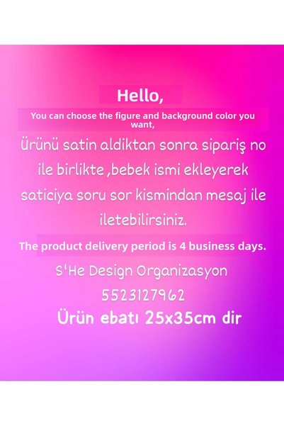 s'he design organizasyon Led Wooden Object Door Decoration / Specialized Hospital Birth Room Door Decoration with the Name of the Baby