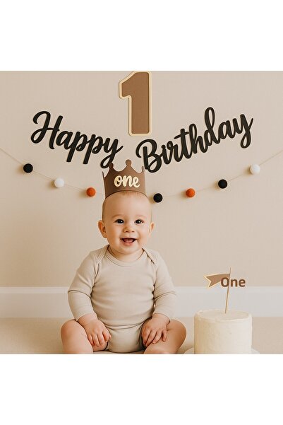 aloha concept Σετ καπέλο για πάρτι για την πρώτη γενέθλια, 1 έτος, 1 μήνας, χ...