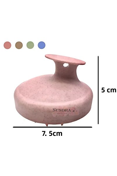 Sunora Beauty Σαμπουάν μασάζ τριχωτού της κεφαλής από σιλικόνη, χτένα περιποίησης μαλλιών, χτένα ντους