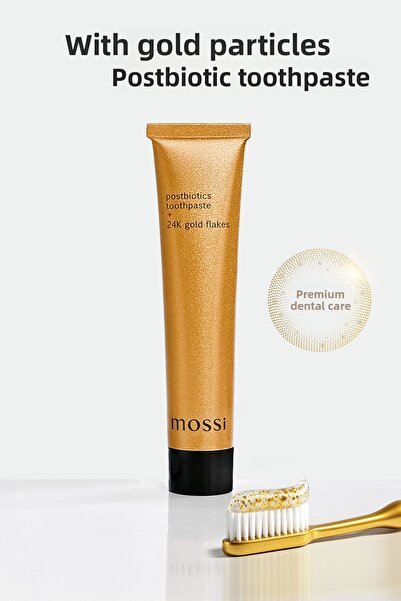 The Mossi معجون أسنان مرمم يحتوي على جزيئات الذهب والمكونات ما بعد البكتيريا ...