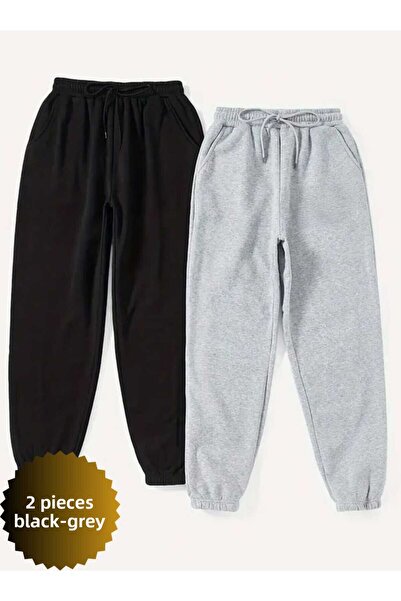 THE WHITE Girl's Casual Fit Sweatpants