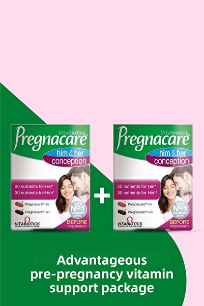 Pregnacare Him&Her Conception Advantageous Prenatal Vitamin Support Package
