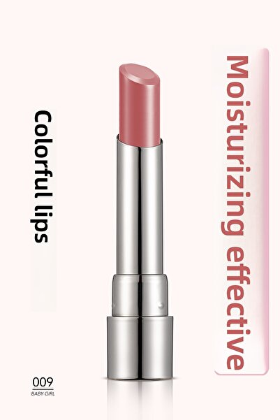 Flormar Moisturizing Shiny Lipstick (PINK) - Sheer Up Lipstick New - 009 Baby...