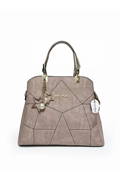 westbag Kadın Vizon Butterfly El Ve Omuz Çantası Kol Çantası Charm Detaylı