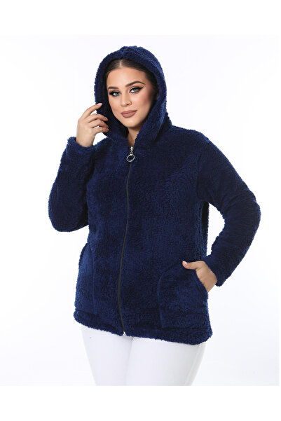 rotop Φούτερ με κουκούλα Cocolino Fluffy, μεγάλα μεγέθη, απαλό και ζεστό ύφασμα