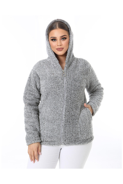 rotop Cocolino Fluffy Hoodie, Large Sizes, Soft and Warm Material