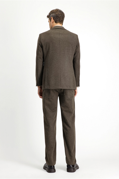 Kiğılı Pantaloni clasici din țesătură tricotați din Lycra, slim fit