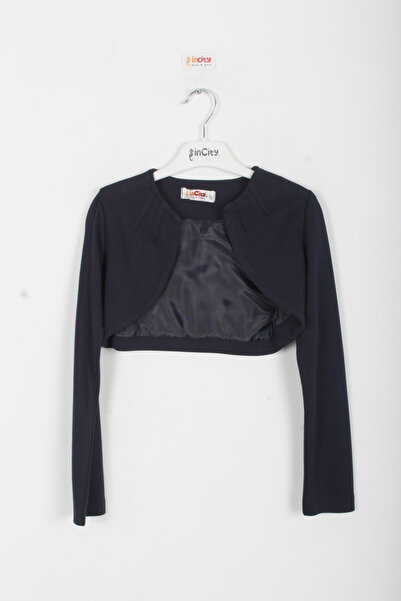 incity Girl's Long Sleeve Bolero with Puff Detail