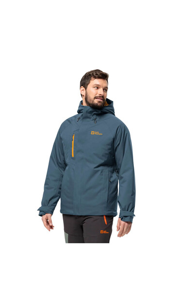 Jack Wolfskin Men's Navy Blue Troposphere Ins Coat 1115321 -C0412