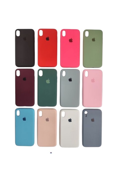 Basriko iPhone XS Arka Kapak Pil Kapağı Cam Ürün Siyah