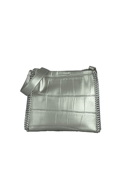 louisiana polo Крісте Белл Сумка з перехресними ременями для жінок, срібна 26553