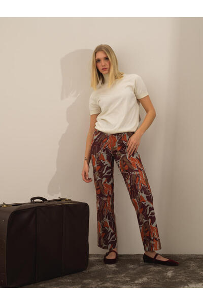 Xint Kadın Kırık Beyaz Pamuk Dokulu Regular Fit Kazak