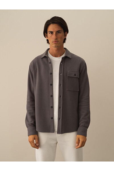 Xint Erkek Kgri Pamuklu Regular Fit Gömlek