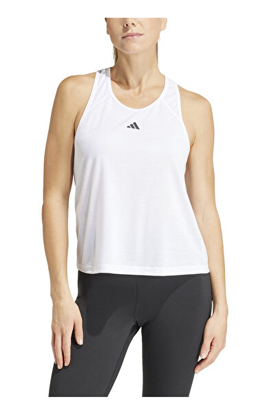 adidas IS4034 TR-ES MIN TK Beyaz O Yaka Normal Kalıp Atlet