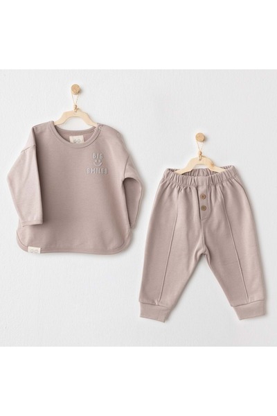 andywawa Baby Boy 2-Piece Set Beige