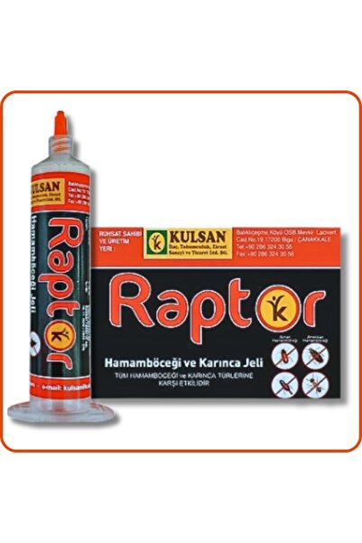 Külsan Raptor Hamamböceği Kalorifer Böceği Jeli | 35 Gram