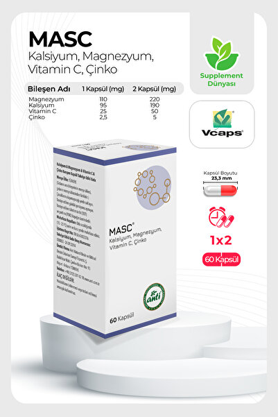 anti Masc - Calcium, Magnesium and Vitamin C Zinc Mix Capsule