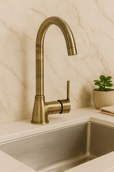 Doğan Press Eskitme Lüks Aç-Kapa Kuğu Evye Batarya