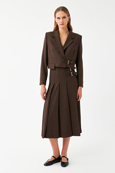 NAGRADA Kruvaze Kısa Blazer Ceket