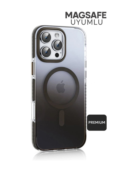 Tech&bello accessories İphone 15 Pro Silikon Kılıf Magsafe Uyumlu Renk Geçişl...