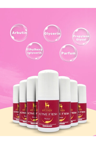 DR TAGY Doğal Roll On Kadın Deodorant Ter Kokusu Önleyici Bitkisel Leke Bırakmayan Vegan 50 ml