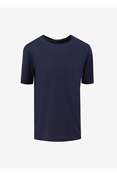 Lee Bisiklet Yaka Lacivert Erkek T-Shirt L241570410 Bisiklet Yaka T-shirt