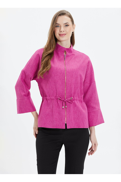 Selen Standart Fuşya Kadın Ceket 24YSL1364