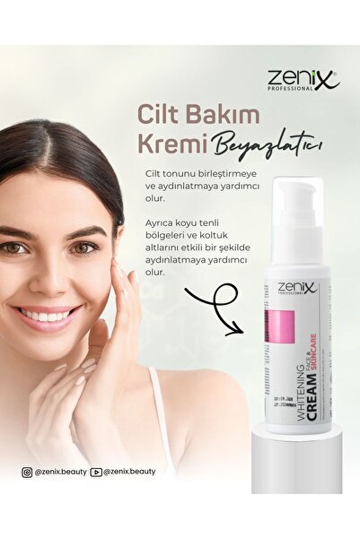 Zenix Özel Bölge Ve Koltuk Altı Kararmalar Için Beyazlatıcı Aydınlatıcı Krem 75 ml x 2 Adet