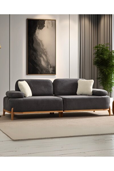 Velura Home & Living Berina Sırt Mekanizmalı Üç Adet Üçlü Kanepe & 3'lü Koltu...