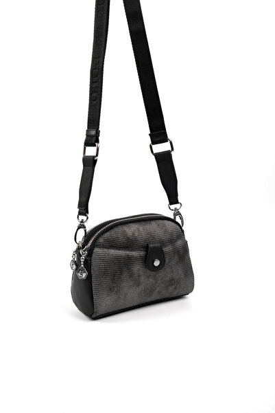 Silver Polo SP1144 Geantă neagră pentru femei - Polo argintiu M.silver