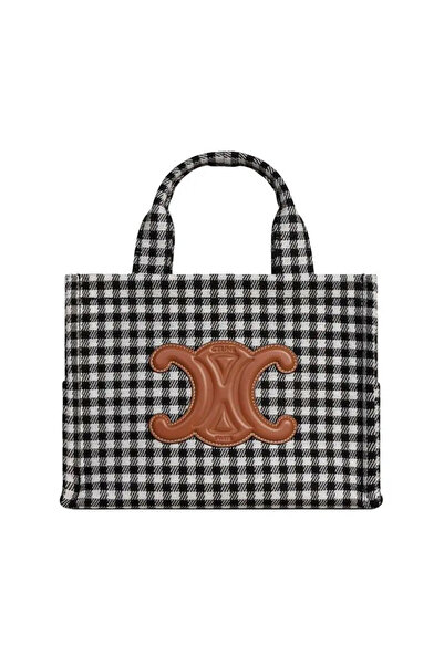 Celine Bag Embossed Leather Logo Hand and Postman