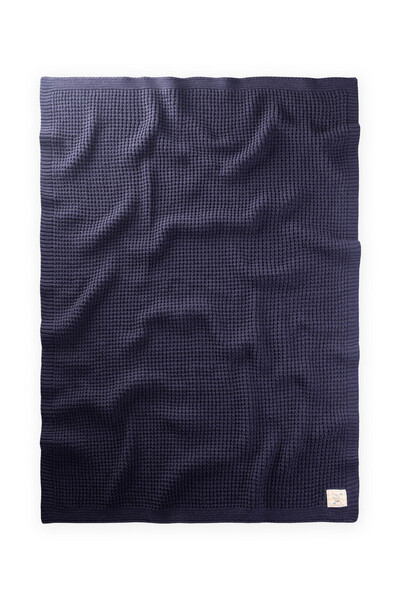 Cigit Thessaloniki Knitwear Blanket 80X100 (+/-5 cm) Indigo Blue