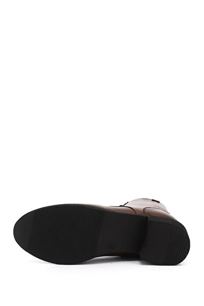 GÖNDERİ(R) Kadın / Kız Taba Antik Fermuarlı Kauçuk Taban Hakiki Deri Postal Bot